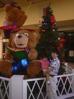 with a big bear