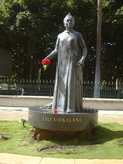 the statu of Liliuokalani
